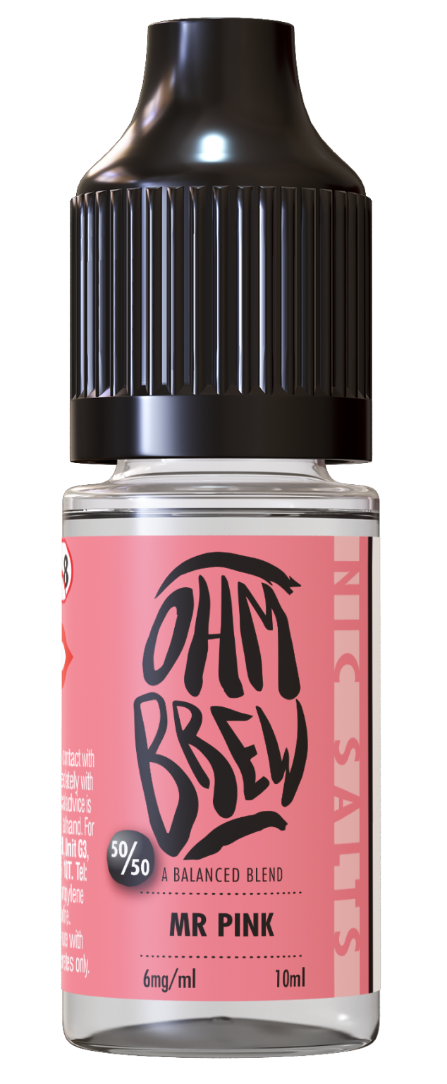 Mr Pink E-liquid by Ohm Brew 50/50 Nic Salts