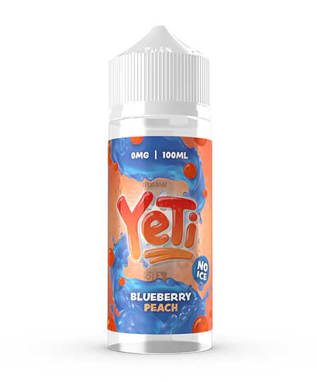 Blueberry Peach Defrosted 100ML Shortfill E-Liquid by Yeti