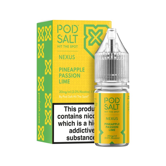 Pineapple Passion Lime Nic Salt E-Liquid by Pod Salt Nexus