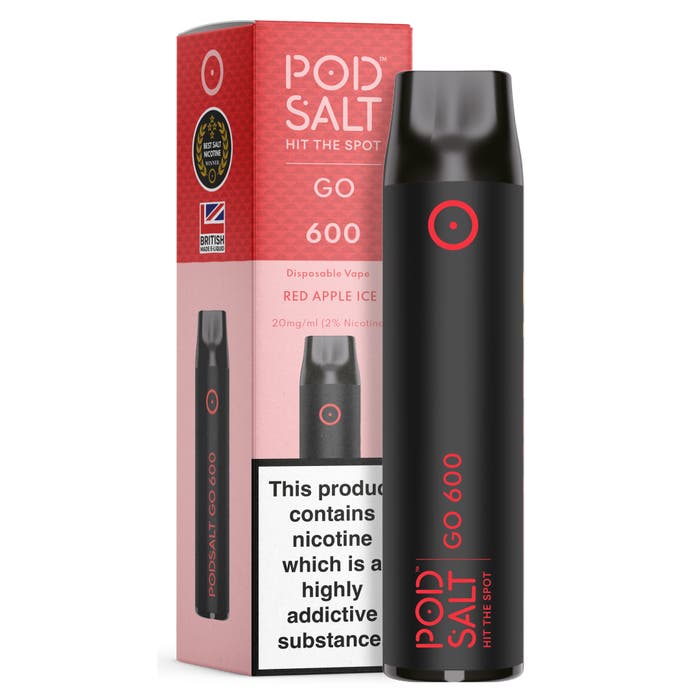 Pod Salt GO 600 - Red Apple Ice