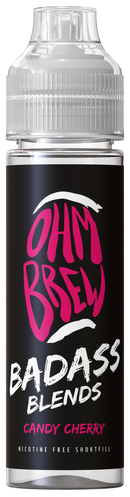 Candy Cherry 50ML Shortfill E-Liquid by Ohm Brew Badass Blends