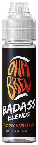 Groovy Grapefruit 50ML Shortfill E-Liquid by Ohm Brew Badass Blends