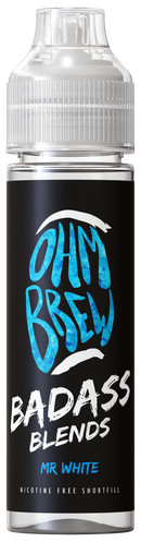 Mr White 50ML Shortfill E-Liquid by Ohm Brew Badass Blends