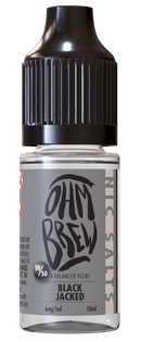 Black Jacked E-liquid by Ohm Brew 50/50 Nic Salts