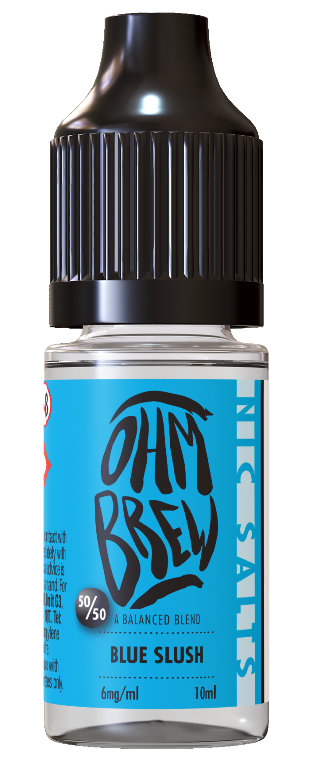Blue Slush E-liquid by Ohm Brew 50/50 Nic Salts