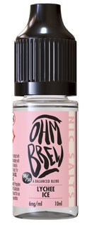 Lychee Ice Nic Salt E-Liquid by Ohm Brew 50/50 Nic Salts