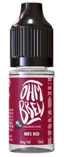 Mrs Red Nic Salt E-Liquid by Ohm Brew 50/50 Nic Salts