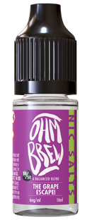 The Grape Escape Nic Salt E-Liquid by Ohm Brew 50/50 Nic Salts