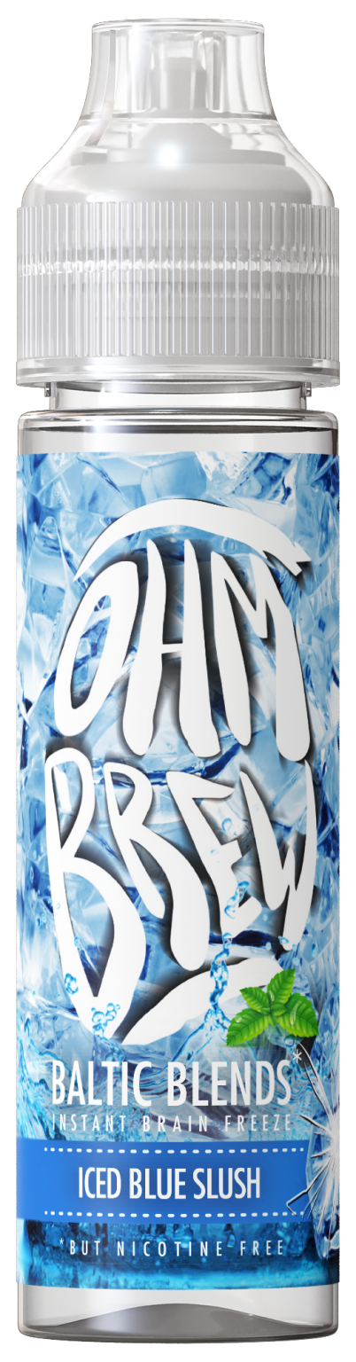 Iced Blue Slush 50ML Shortfill E-Liquid by Ohm Brew Baltic Blends