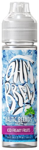 Iced Freaky Fruits 50ML Shortfill E-Liquid by Ohm Brew Baltic Blends