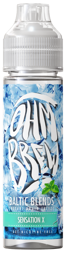 Sensation X 50ML Shortfill E-Liquid by Ohm Brew Baltic Blends