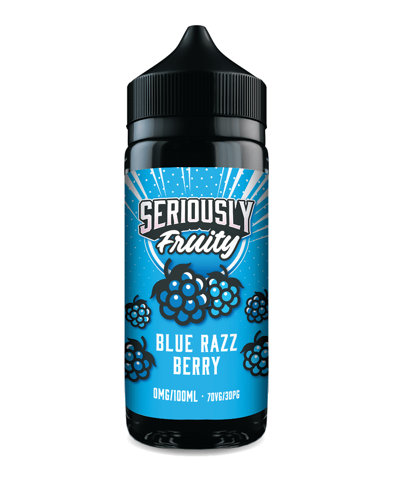 Blue Razz Berry 100ML Shortfill E-Liquid by Seriously Fruity