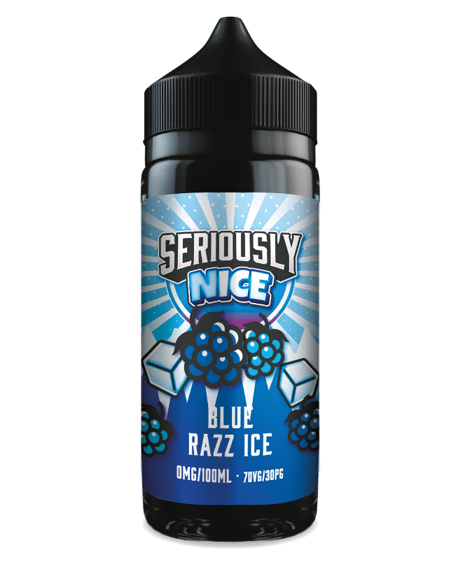 Blue Razz Ice 100ML Shortfill E-Liquid by Seriously Nice