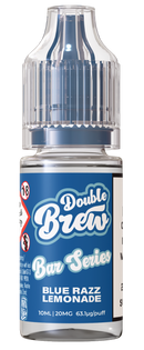 Blue Razz Lemonade Nic Salt E-liquid by Double Brew