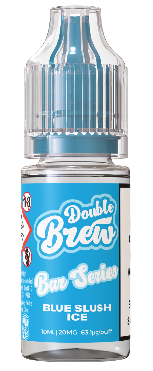 Blue Slush Ice Nic Salt E-liquid by Double Brew
