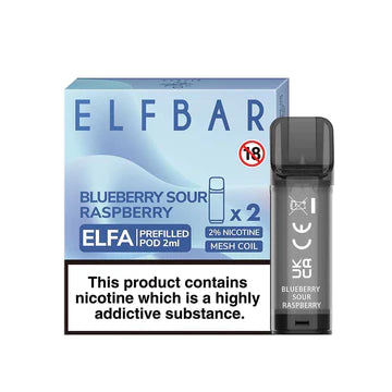 Elf Bar Elfa Pods - Blueberry Sour Raspberry (Pack of 2)