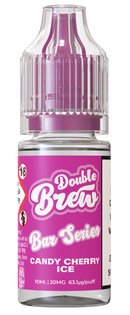 Candy Cherry Ice Nic Salt E-liquid by Double Brew