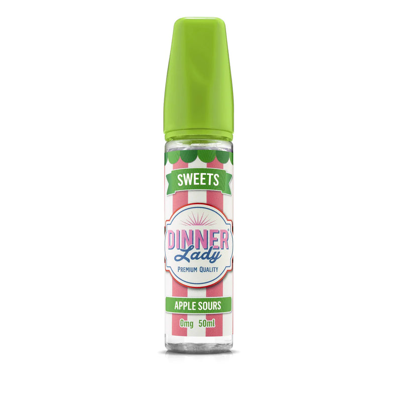 Apple Sours Sweets 50ML Shortfill E-Liquid by Dinner Lady