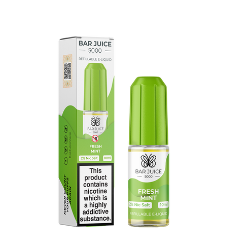 Fresh Mint Nic Salt E-Liquid by Bar Juice 5000