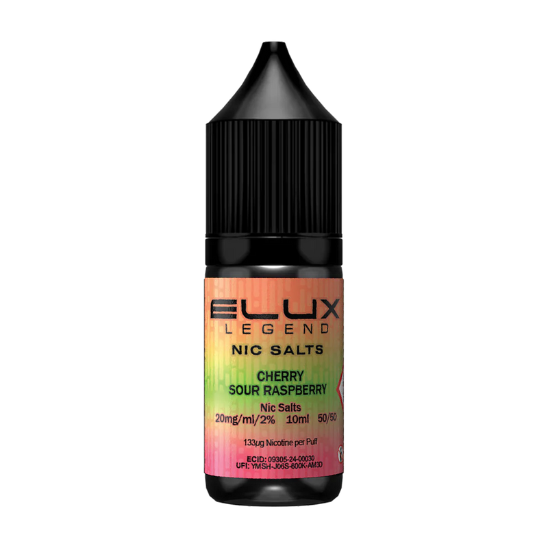 Cherry Sour Raspberry Nic Salt E-Liquid by Elux Legend