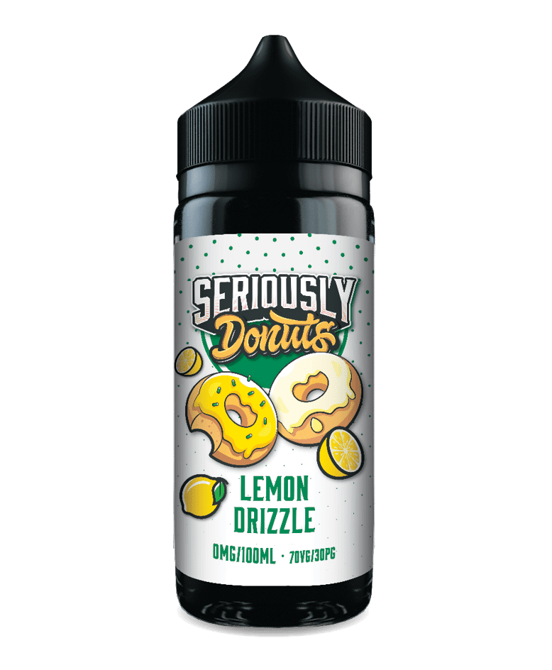 Lemon Drizzle 100ML Shortfill E-Liquid by Seriously Donuts