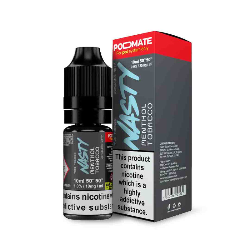 Menthol Tobacco Nic Salt E-Liquid by Nasty PodMate