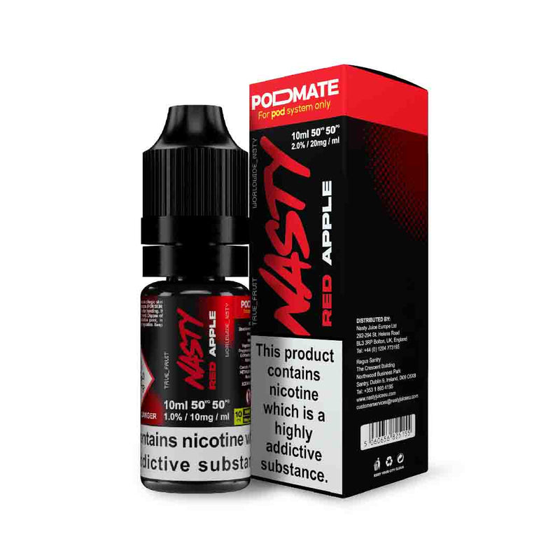 Red Apple Nic Salt E-Liquid by Nasty PodMate