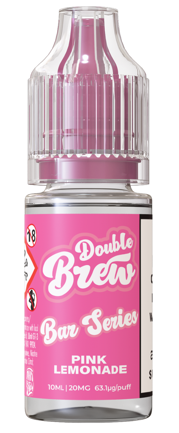 Pink Lemonade Nic Salt E-liquid by Double Brew