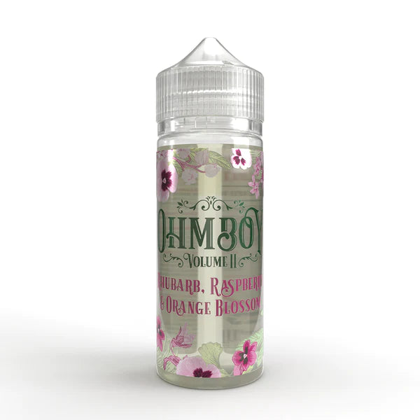 Rhubarb, Raspberry & Orange Blossom 100ML Shortfill E-Liquid by Ohm Boy Volume II