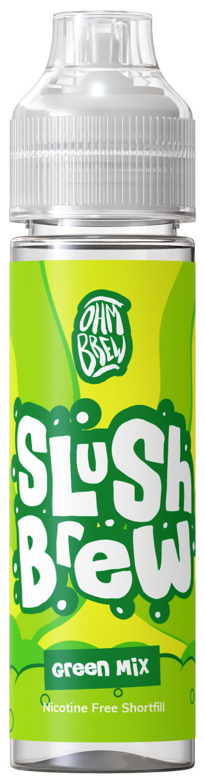 Green Mix 50ML Shortfill E-Liquid by Ohm Brew Slush Brew