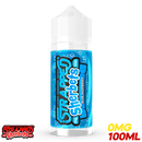 Blue Raspberry 100ML Shortfill E-Liquid by Strapped Sherbets