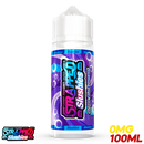 Grape Blackcurrant 100ML Shortfill E-Liquid by Strapped Slushies