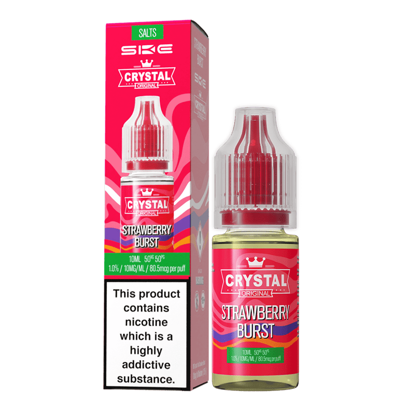 Strawberry Burst Nic Salt E-Liquid by SKE Crystal Liquid