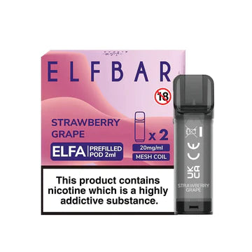 Elf Bar Elfa Pods - Strawberry Grape (Pack of 2)
