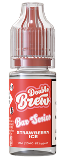 Strawberry Ice Nic Salt E-liquid by Double Brew