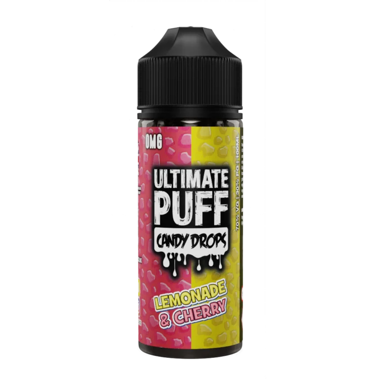 Lemonade & Cherry Candy Drops 100ML Shortfill E-Liquid by Ultimate Puff