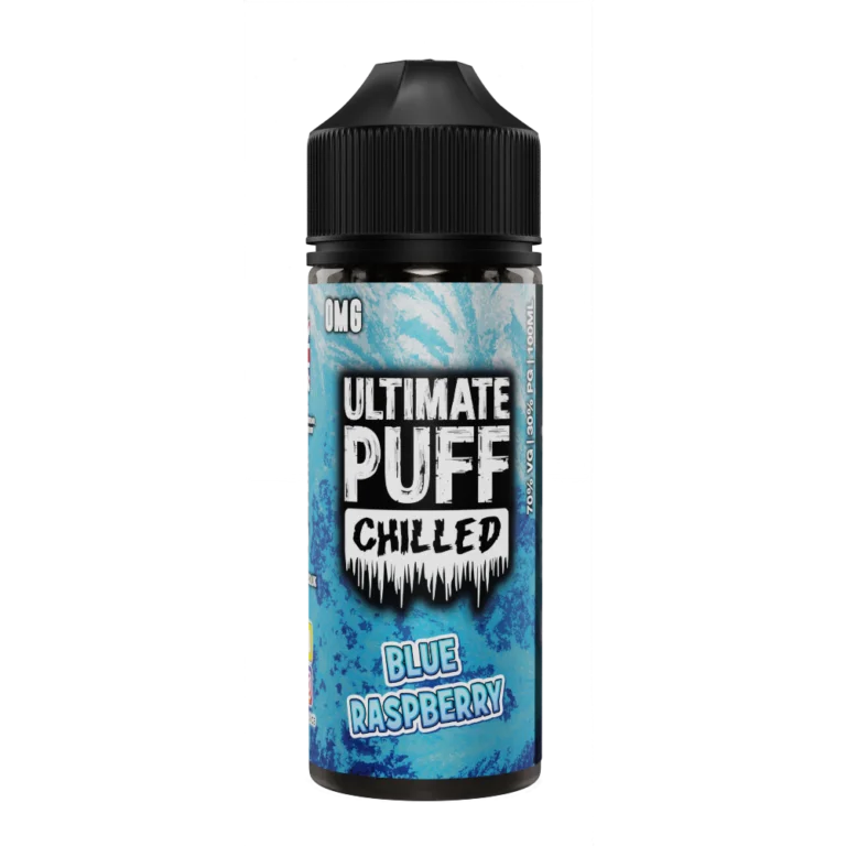 Blue Raspberry Chilled 100ML Shortfill E-Liquid by Ultimate Puff