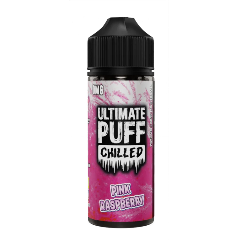 Pink Raspberry Chilled 100ML Shortfill E-Liquid by Ultimate Puff