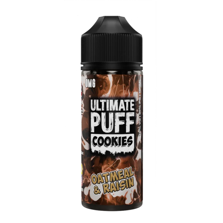 Oatmeal & Raisin Cookies 100ML Shortfill E-Liquid by Ultimate Puff