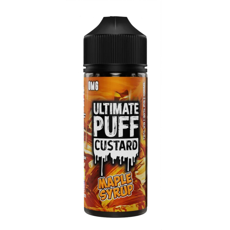 Maple Syrup Custard 100ML Shortfill E-Liquid by Ultimate Puff