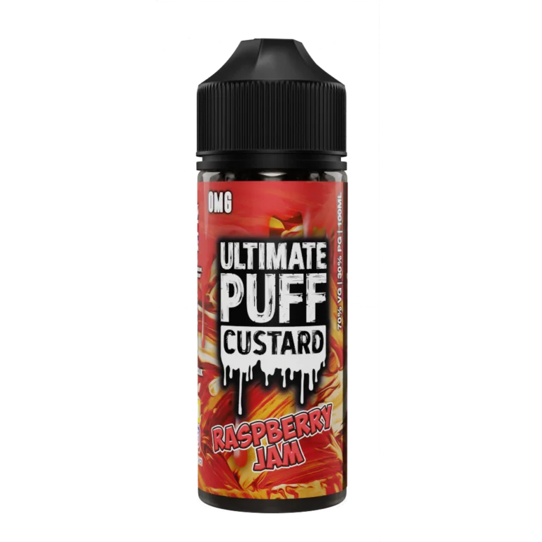 Raspberry Jam Custard 100ML Shortfill E-Liquid by Ultimate Puff