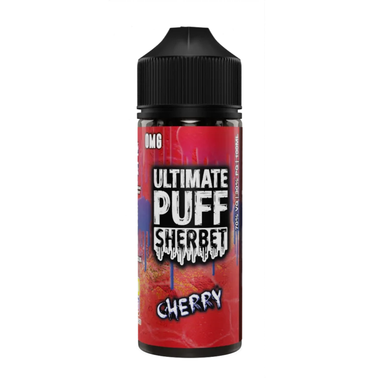 Cherry Sherbet 100ML Shortfill E-Liquid by Ultimate Puff