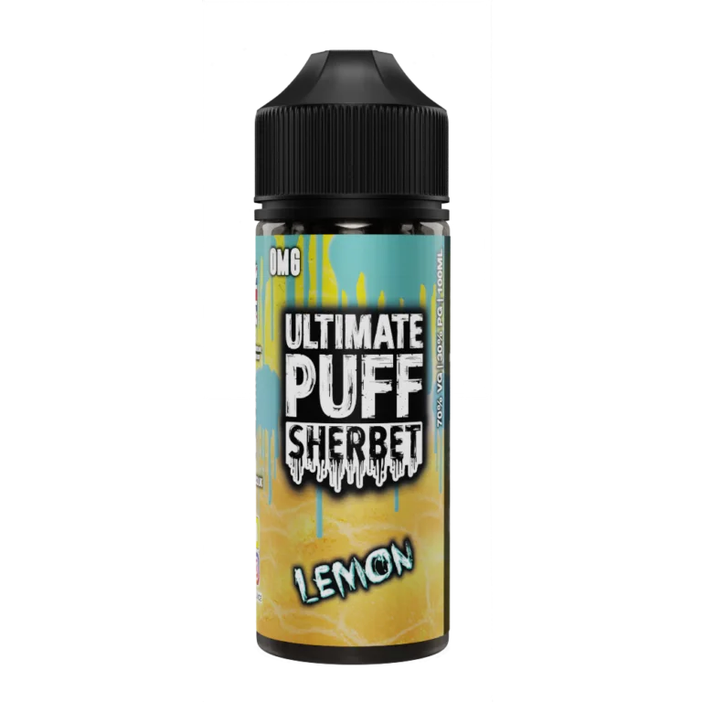 Lemon Sherbet 100ML Shortfill E-Liquid by Ultimate Puff