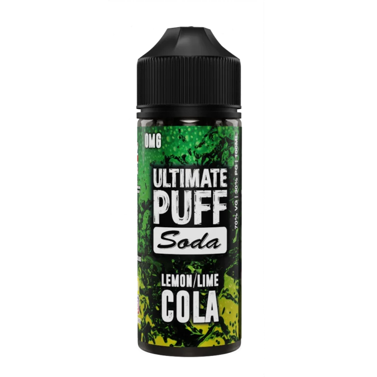 Lemon & Lime Cola Soda 100ML Shortfill E-Liquid by Ultimate Puff