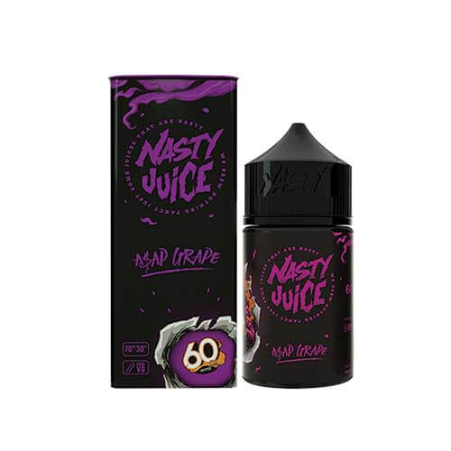 ASAP Grape 50ML Shortfill E-Liquid by Nasty Juice