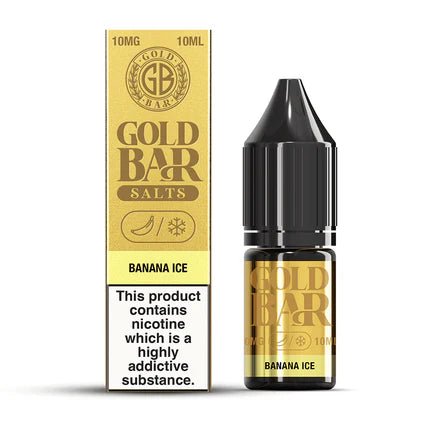 Banana Ice Nic Salt E-Liquid by Gold Bar