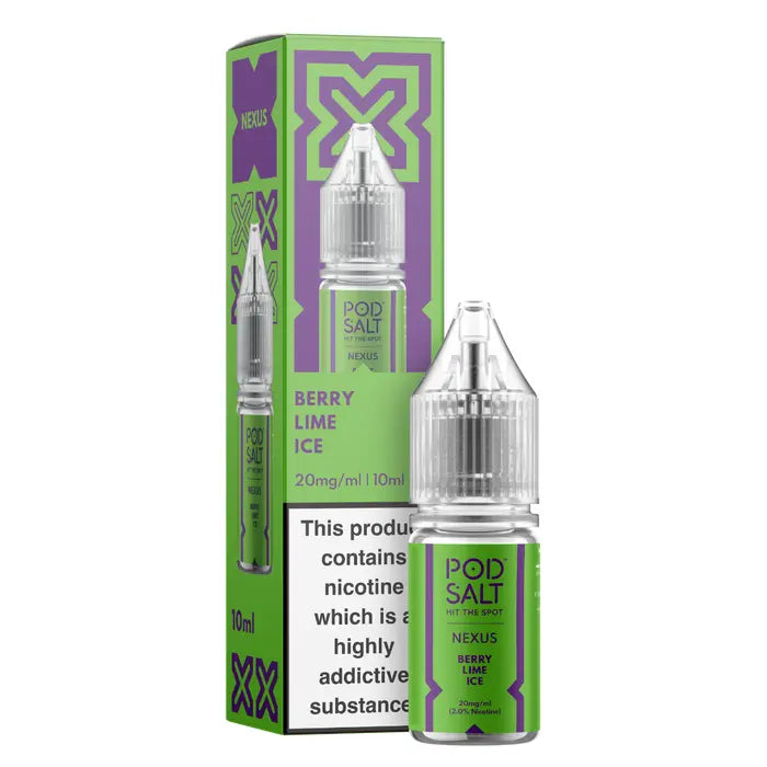 Berry Lime Ice Nic Salt E-Liquid by Pod Salt Nexus