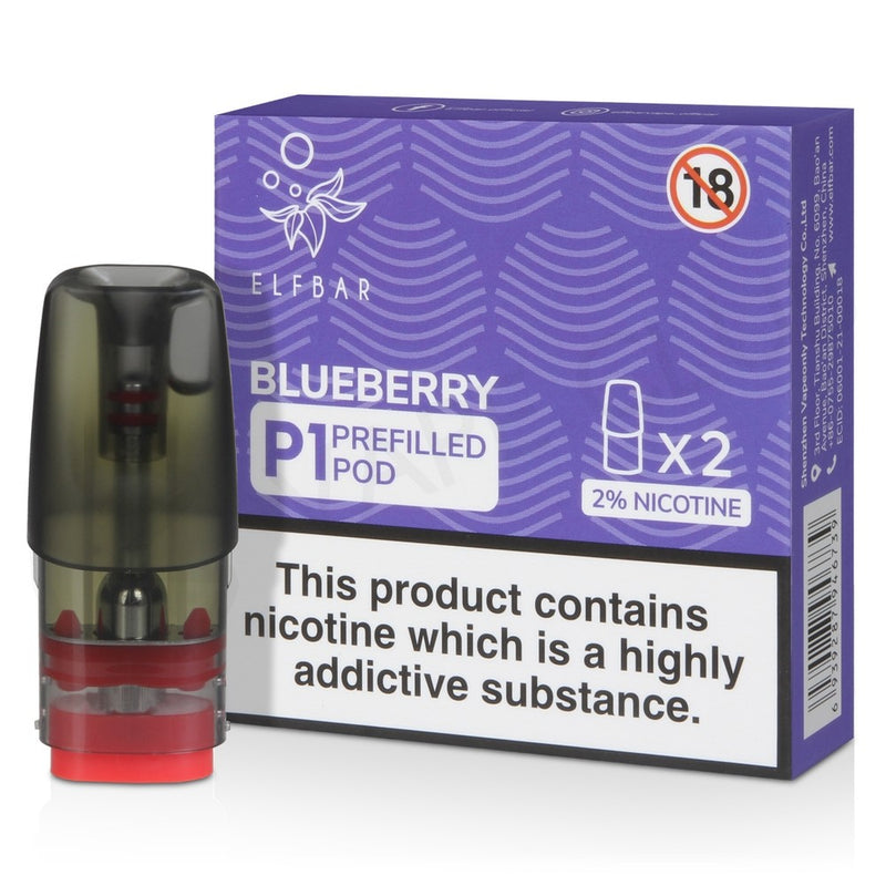 Elf Bar P1 Pods - Blueberry (Pack of 2)