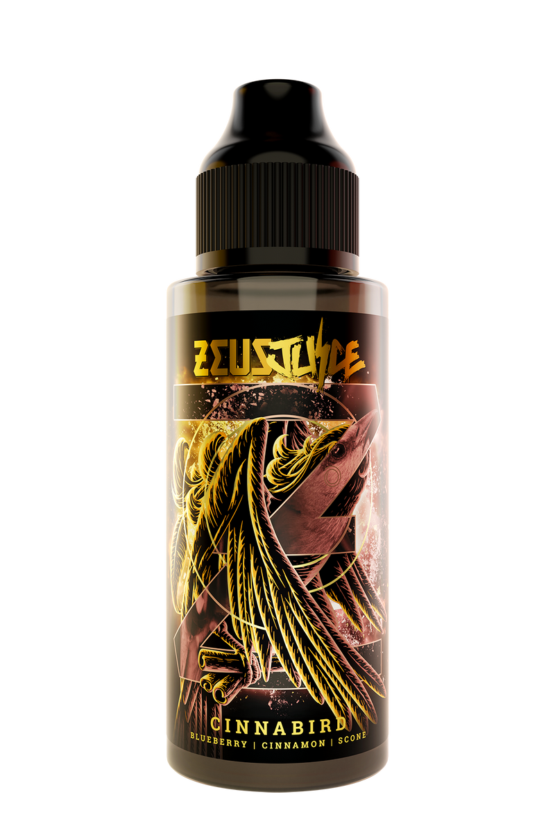 Cinnabird 100ML Shortfill E-Liquid by Zeus Juice