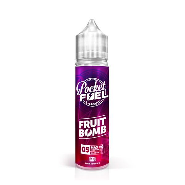 Fruit Bomb 50ML Shortfill E-Liquid by Pocket Fuel